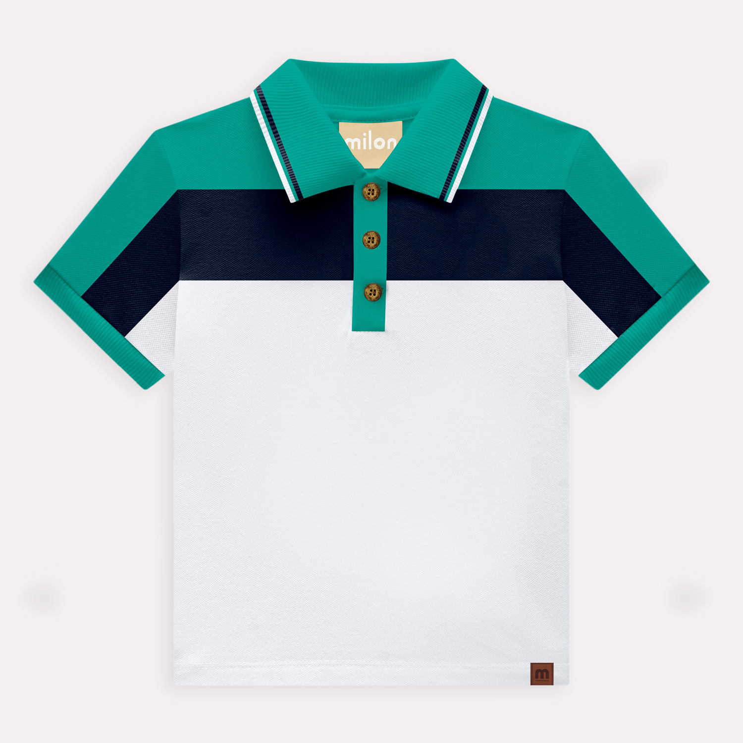 Polo Infantil Menino em Piquet Milon - loja milon